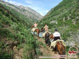 Конный тур вдоль реки Коксу