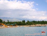 Пляж при гостинице 